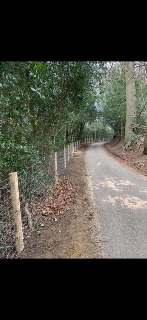 This is a photo of stock fencing installed by Fast Fix Fencing Sheppey
