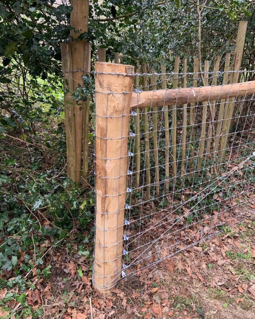 This is a photo of stock fencing installed by Fast Fix Fencing Sheppey